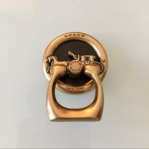 Coach Cell Phone Ring Holder - NWOT